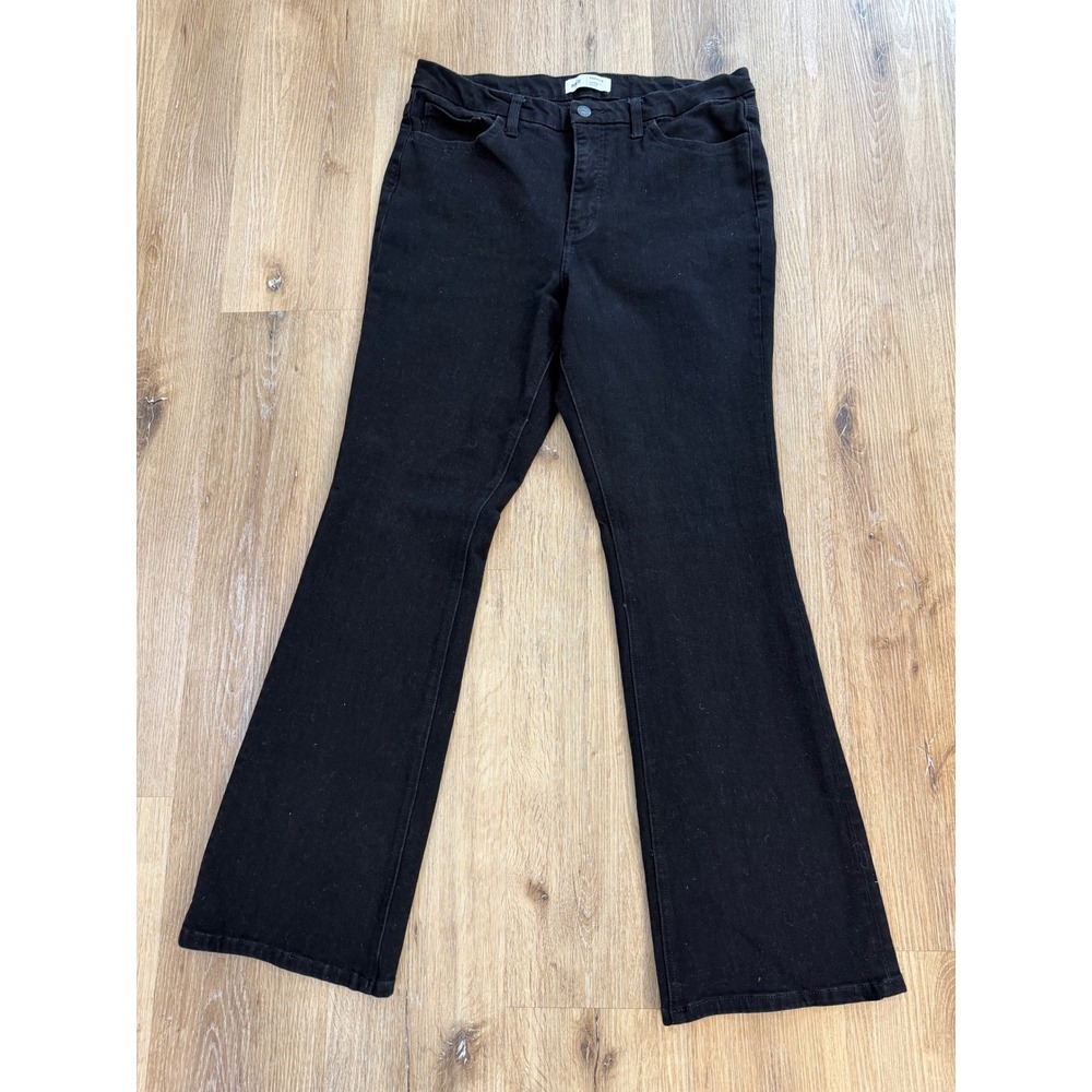 BKE Minimalist Parker Bootcut Jeans Womens 32x33.5 Black High Rise Stretch Denim
